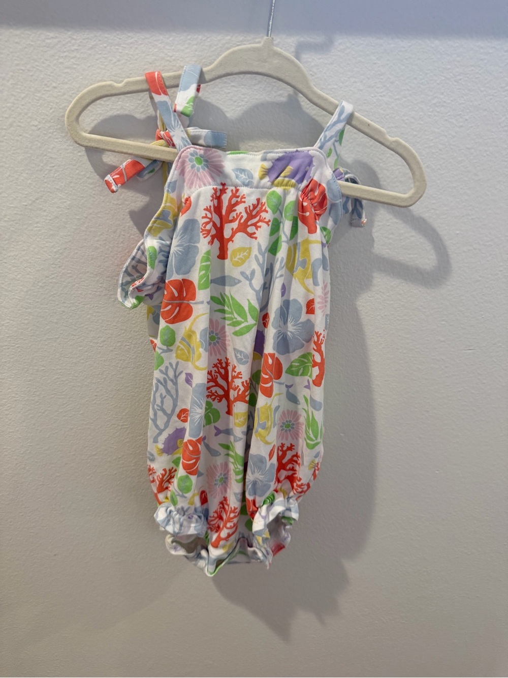 TBBC Floral & Coral Print One-Piece bubble